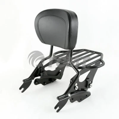 Portaequipajes Sissy Bar respaldo acoplamiento apto para Harley Touring Road Glide 09-13 Foto 1 de 4