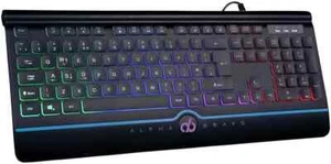 Veho Alpha Bravo USB Gaming Keyboard - Backlit Keys UK Layout - Please See Pics - Picture 1 of 21