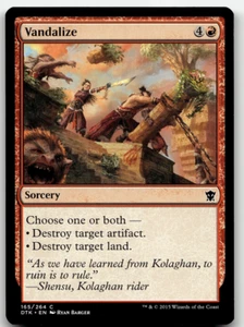 MTG Vandalize Dragons of Tarkir 165/264 Regular Common - Picture 1 of 1