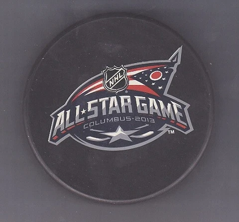 2013 COLUMBUS BLUE JACKETS 60th NHL ALL STAR SOUVENIR PUCK Canceled Game #A8L Cover