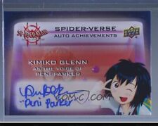 Upper Deck Marvel Spider-Man Spider-Verse Kimiko Glenn Auto Peni Parker /10