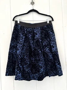 NWOT Boden Ella Pleated Velvet Floral Skirt US 8 UK 12 - Picture 1 of 5