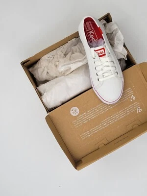 New Keds Kids Double Up Sneakers Canvas White Sz 13.5 kids - Image 1 of 4