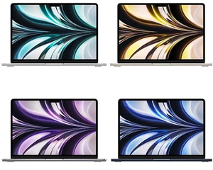 Apple MacBook Air M2 13.6in 8-CoreCPU 8-CoreGPU 2022 256GB SSD 8GB RAM Excellent - Picture 1 of 11