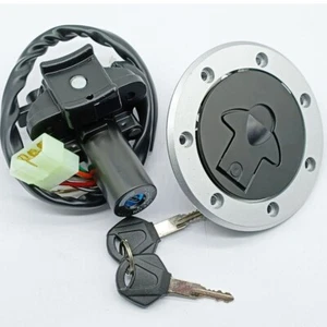 Ignition Switch Fuel Gas Cap Key For Kawasaki ZZR400 ZZR600 1993 1994 1995-2006 - Picture 1 of 7