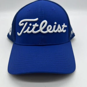 Titleist FJ Pro V1 Golf Tour Performance Adjustable Cap Hat Blue - Picture 1 of 7