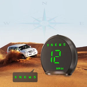 Car Digital GPS Speedometer Head Up Display Overspeed Warning Alarm MPH KMH HUD - Picture 1 of 15
