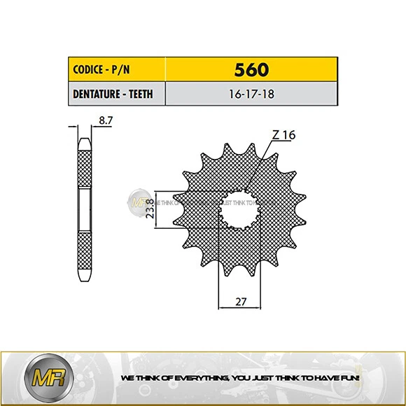 SUZUKI GSX R HAYABUSA 1300 2008 TO 2017 FRONT SPROCKET SUNSTAR 530 WITH 18 TEETH - Image 1 of 1