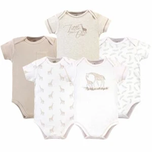 Touched By Nature Organic Cotton Bodysuits, Little Giraffe, 5-Pack - Picture 1 of 1