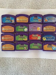 Leap Frog Leap Pad Lot of 16 Original Games Cartridges Only No Books - Picture 1 of 2