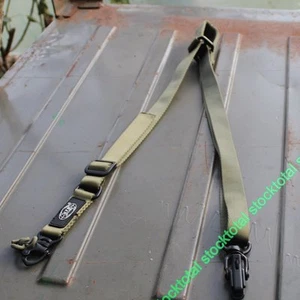 PORTA ARMA CORREA SEGURIDAD 2 PUNTOS FIJACION MOSQUETON REGULABLE 30758B MF2 - Imagen 1 de 1