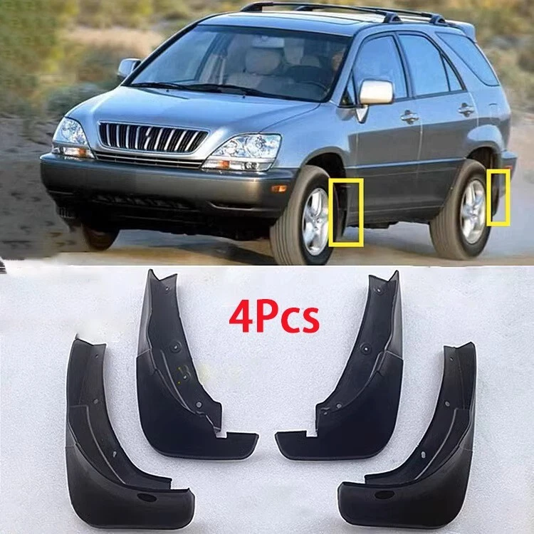 Protector contra salpicaduras guardabarros delantero y trasero 4 piezas apto para Lexus RX300 1999-2003 Foto 1 de 2