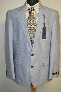 New Tommy Hilfiger Men's 100% Cotton Dot 2 Front Button Sports Coat Sz 44L - Picture 1 of 10