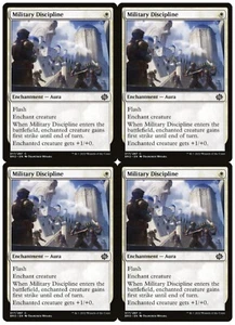 MTG Military Discipline x4 The Brothers' War Common NM Playset - Picture 1 of 1