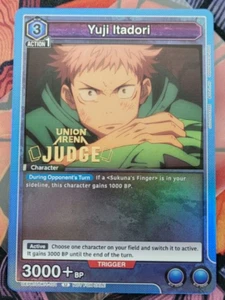 Yuji Itadori JJK-1-101 Judge Promo Prize Card Union Arena Jujutsu Kaisen English - Bild 1 von 4