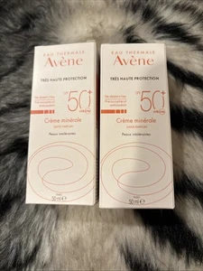 Crema Mineral Avene Muy Alta Protección SPF50+ Ligeramente Tintada 50 ml Ex 04/27 2pk - Imagen 1 de 3