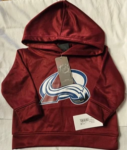 NHL Colorado Avalanche 12M Kleinkind Langarm Pullover Hoodie NEU mit Etikett LESEN - Bild 1 von 4