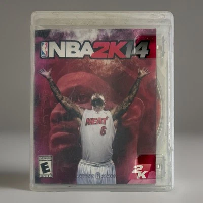 NBA 2K14 PS3 2K Sports Basketball Game Tested LeBron Cover Edition Good Case - Image 1 of 3