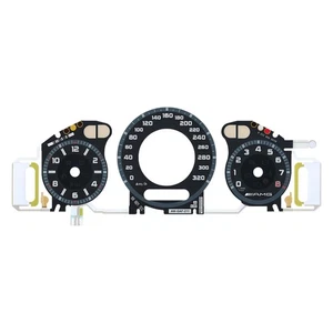 Medidor facial con panel de luz fría EL para Mercedes W211 W209 C219 320 km amg negro - Imagen 1 de 6