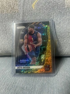 2024-25 Panini Prizm EuroLeague Justin Anderson Gold Black Shimmer FOTL /8 - Picture 1 of 2