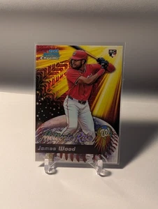 2025 Bowman Chrome - Meteoric Rise James Wood #MR-5 (RC) - Bild 1 von 2