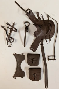 VINTAGE MARX JOHNNY WEST & COWBOY WESTERN ACTIONFIGUREN TEILE KONVOLUT 1965-67 - Bild 1 von 12