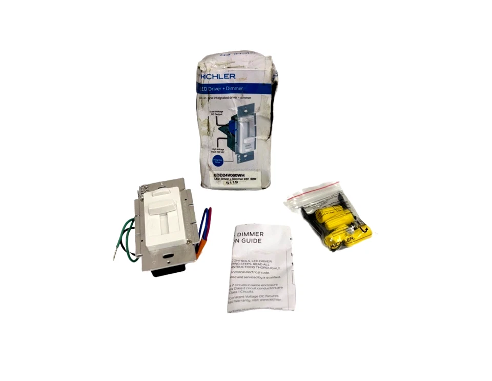 KICHLER LIGHTING 6DD24V100WH WHITE 24V 60W LED WITH DIMMER - Image 1 of 4