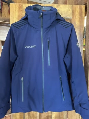 Descente 绝缘水田滑雪夹克海军蓝小号 48 — 第 1/4 张图片