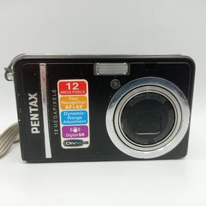 Pentax Optio S12 12.0 MP Digital Compact Camera - Faulty / for Spares & Repairs - Picture 1 of 17