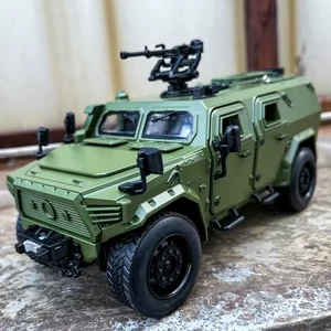 Large 1:18 Dongfeng Mengshi Alloy Military Off-Road Armored Vehicle Toy Model - Picture 1 of 15
