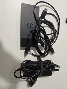 Station d'accueil Dell WD19S + chargeur secteur 130w + prise UK et câbles DP - Photo 1/4