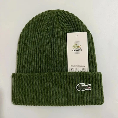 Gorro de punto Lacoste para mujer y hombre cálido invierno esquí calavera gorra (libre de servicio) Foto 1 de 4