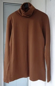 Peruvian connection Rollkragenpulli Baumwoll-Stretch tobacco L (98 €) neu - Bild 1 von 2