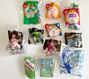 Vintage Kinder Mahlzeit Spielzeug 11 Stück Neu in Verpackungen - Bild 1 von 7