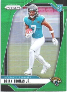 2024 PANINI PRIZM BRIAN THOMAS JR. #314 ROOKIE RC GREEN PRIZM JAGUARS - Bild 1 von 2