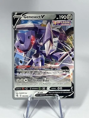Genesect V 185/264 SWSH08: Fusion Strike Pokemon 2022 World Championships - Image 1 of 2