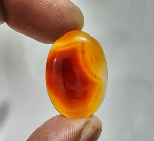 A+ Natural Designers Orange Onyx Oval Shape 36.65 Crt Loose Gemstone For Jewelry - Picture 1 of 7
