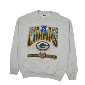PRO PLAYER Crewneck Vintage 90s Superbowl Champions 1996 Green Bay Packers - Picture 1 of 9