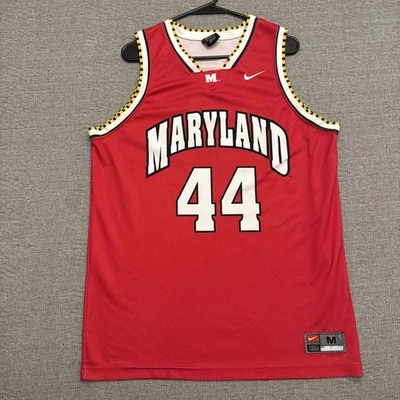 Camiseta deportiva de baloncesto para hombre Nike Elite mediana Maryland Terrapins #44 Red Terps UMD Foto 1 de 4