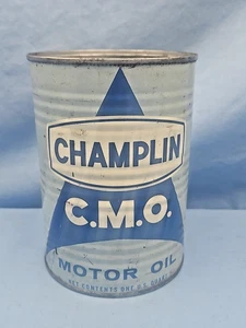 Vintage Champlin CMO Motor Oil Can 1 US Quart - Picture 1 of 7