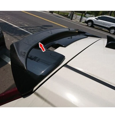 Carbon Fits For HONDA FIT 3rd GK Jazz Hatchback Gurney Flap Trunk Lip Spoiler Foto 1 de 4