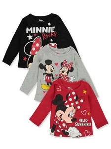 Disney Junior Size 12 M Minnie Mouse Baby Girls' 3-Pack T-Shirts - Picture 1 of 3