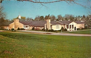 Postal IA de la Biblioteca Presidencial Herbert Hoover de West Branch Iowa - Imagen 1 de 2