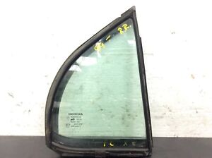 99-03 Acura TL 4Dr Right Rear Quarter Door Vent Glass Window Green Used OEM