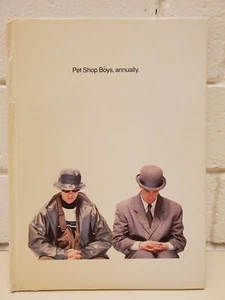 1988 PET SHOP BOYS HC BOOK ANNUALLY ~ LITERALLY Erasure Depeche Mode New Order - Picture 1 of 18