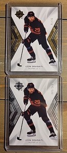 Leon Draisaitl 2021-22 Ultimate Collection Base 1/35 And 5/149 Edmonton Oilers