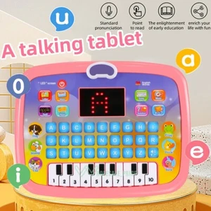Kids Learning Pad Electronic LED Screen Tablet Early Education Interactive Toy - Picture 1 of 18