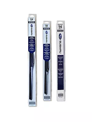 Subaru 2009-2013 Forester Front & Rear Windshield Wiper Full Blade Set Genuine - Image 1 of 4