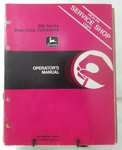 JOHN DEERE RM SERIES ROW CROP CULTIVATORS   OPERATORS MANUAL - Picture 1 of 3