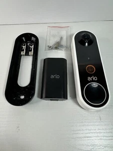 Arlo Essential AVD2001 Video Türklingel kabellos - schwarz/weiß - Bild 1 von 10